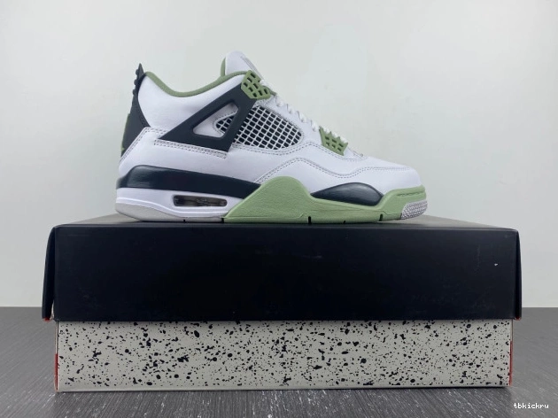 Reps TBkick AQ9129-103 WMNS Seafoam Jordan Air 4 0701